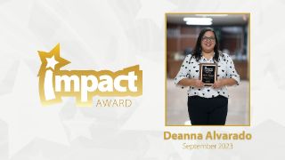   September Impact Award Winner Deanna Duran Alvarado